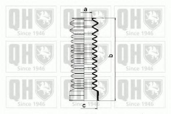 QUINTON HAZELL QG1135 Комплект пильника, рульове управління