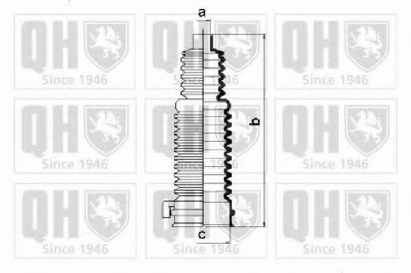 QUINTON HAZELL QG1293 Комплект пильника, рульове управління