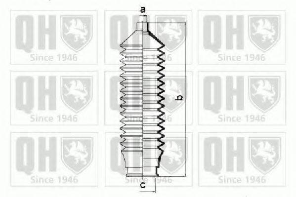 QUINTON HAZELL QG1305 Комплект пильника, рульове управління