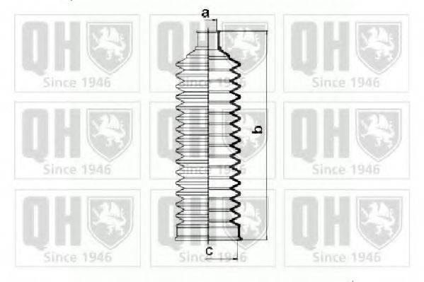 QUINTON HAZELL QG1339 Комплект пильника, рульове управління