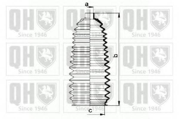 QUINTON HAZELL QG1463 Комплект пильника, рульове управління