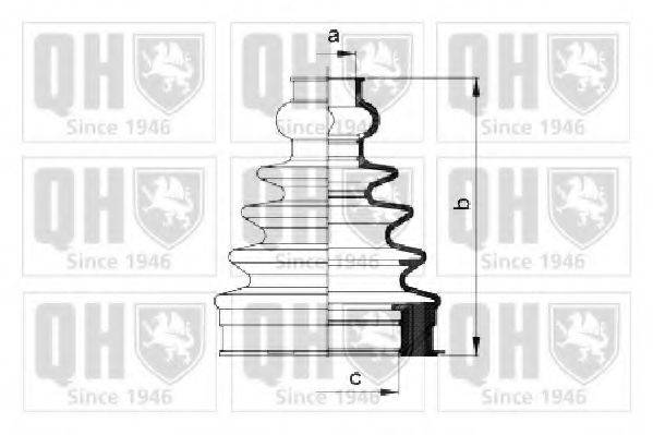 QUINTON HAZELL QJB1037 Комплект пылника, приводной вал