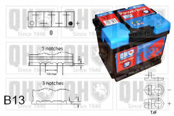 QUINTON HAZELL QBT0973 Стартерна акумуляторна батарея