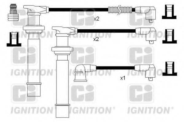 QUINTON HAZELL XC1223 Комплект дротів запалення