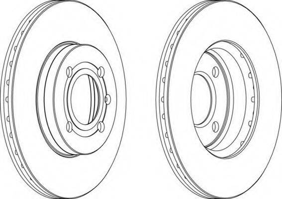 FERODO DDF207C1 гальмівний диск
