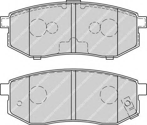 FERODO FDB1970 Комплект гальмівних колодок, дискове гальмо