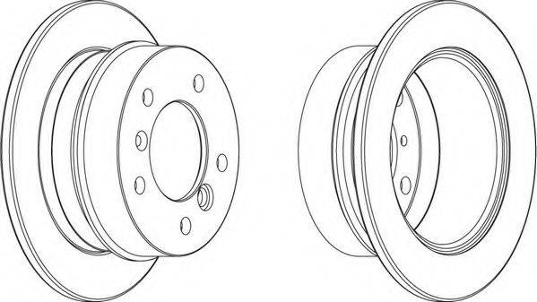 гальмівний диск FERODO FCR227A