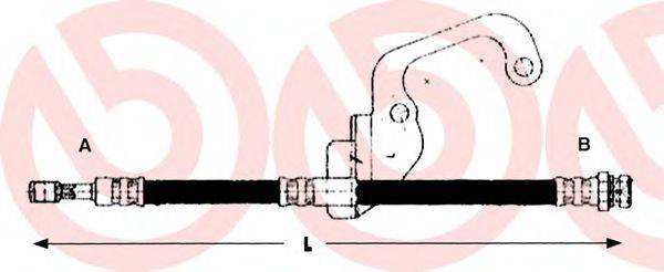 BREMBO T30023 Гальмівний шланг