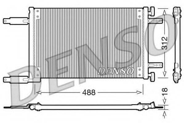 DENSO DCN09041 Конденсатор, кондиціонер