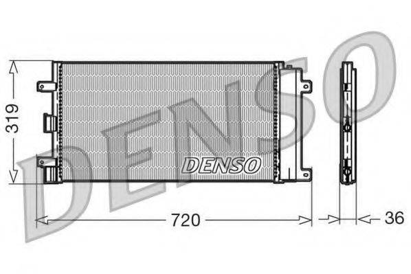 DENSO DCN09042 Конденсатор, кондиціонер