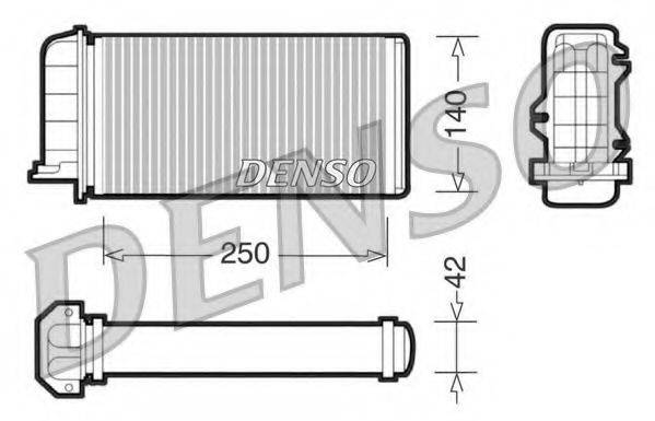 DENSO DRR09001 Теплообмінник, опалення салону