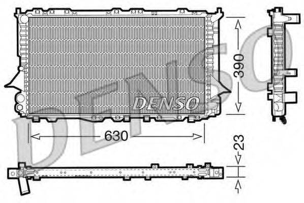 DENSO DRM02002 Радиатор, охлаждение двигателя