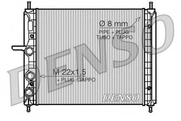 DENSO DRM09150 Радіатор, охолодження двигуна