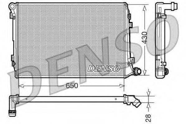 DENSO DRM32037 Радиатор, охлаждение двигателя