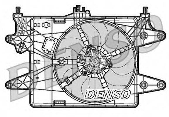 DENSO DER09083 Вентилятор, охолодження двигуна