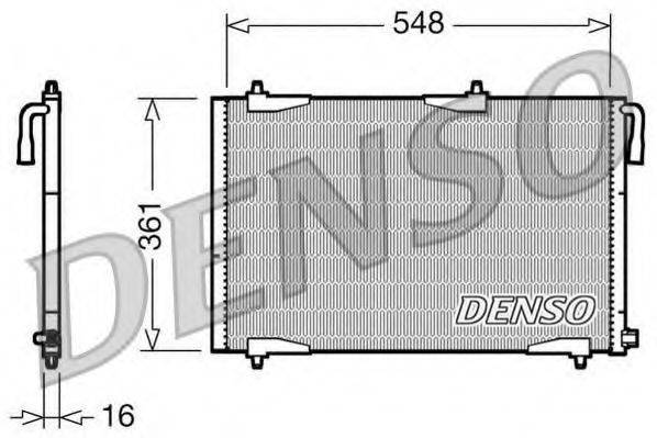 DENSO DCN21002 Конденсатор, кондиціонер