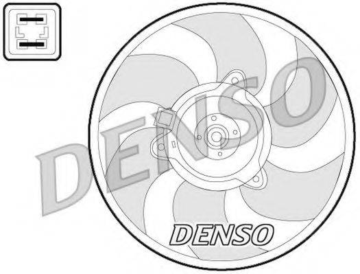 Вентилятор, охлаждение двигателя DENSO DER07008