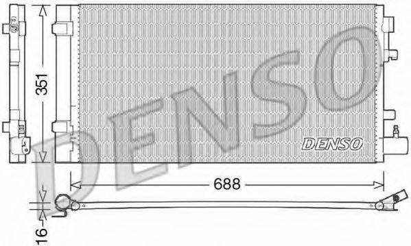 DENSO DCN23031 Конденсатор, кондиционер