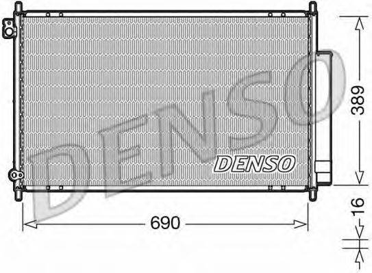 DENSO DCN40016 Конденсатор, кондиционер