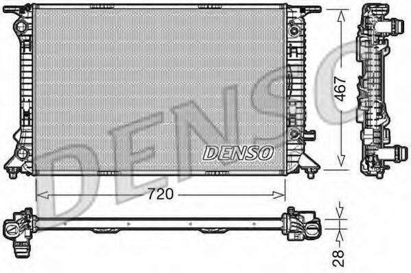 DENSO DRM02021 Радіатор, охолодження двигуна