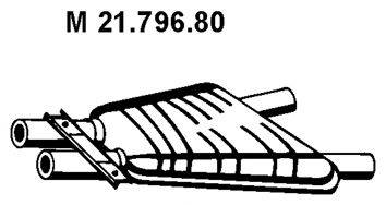 EBERSPACHER 2179680 Середній глушник вихлопних газів