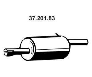 EBERSPACHER 3720183 Глушник вихлопних газів кінцевий