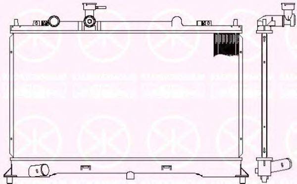 KLOKKERHOLM 3451302160 Радіатор, охолодження двигуна