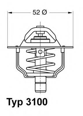 WAHLER 310088D Термостат, що охолоджує рідину