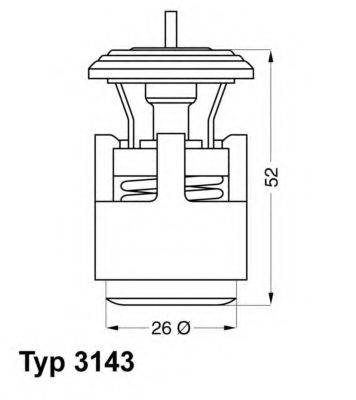 WAHLER 314387D Термостат, що охолоджує рідину