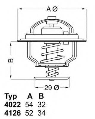 WAHLER 402282D Термостат, що охолоджує рідину