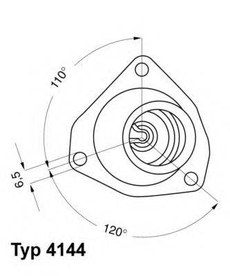 WAHLER 414492D Термостат, що охолоджує рідину