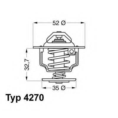 WAHLER 427088D Термостат, що охолоджує рідину