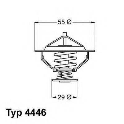 WAHLER 444683D Термостат, що охолоджує рідину