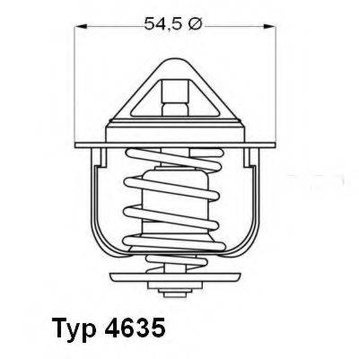 WAHLER 463576 Термостат, що охолоджує рідину