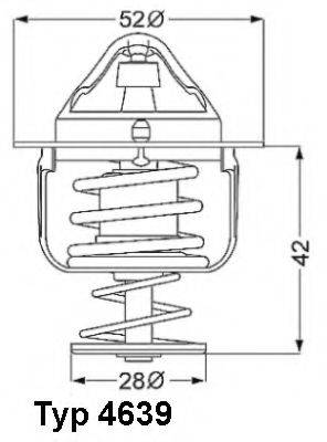 WAHLER 463982D Термостат, що охолоджує рідину