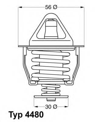 WAHLER 448082D Термостат, що охолоджує рідину