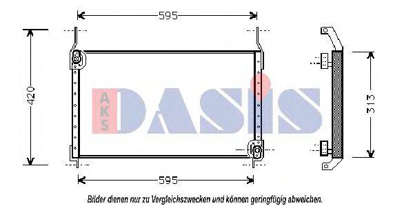 AKS DASIS 082230N Конденсатор, кондиціонер