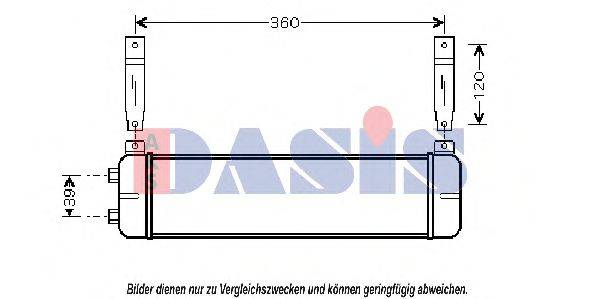 AKS DASIS 096060N масляний радіатор, моторне масло