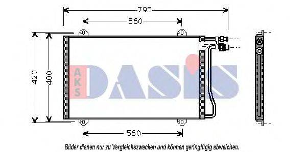 AKS DASIS 132030N Конденсатор, кондиціонер