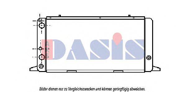 AKS DASIS 480015N Радиатор, охлаждение двигателя