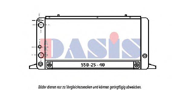 AKS DASIS 480560N Радиатор, охлаждение двигателя