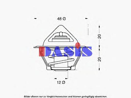 AKS DASIS 750383N Термостат, що охолоджує рідину