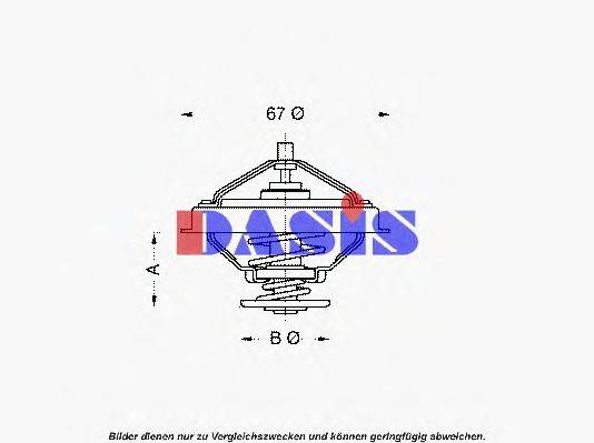 AKS DASIS 750931N Термостат, що охолоджує рідину