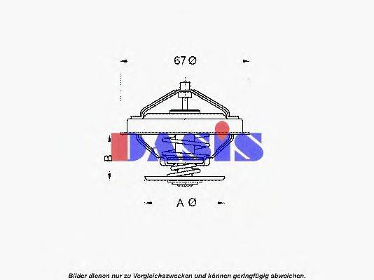 AKS DASIS 750953N Термостат, що охолоджує рідину