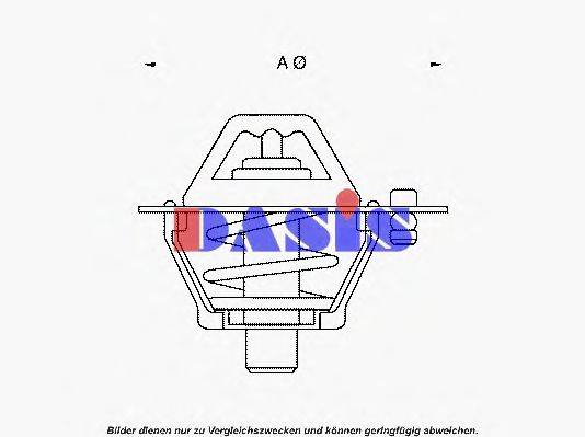 AKS DASIS 750966N Термостат, що охолоджує рідину