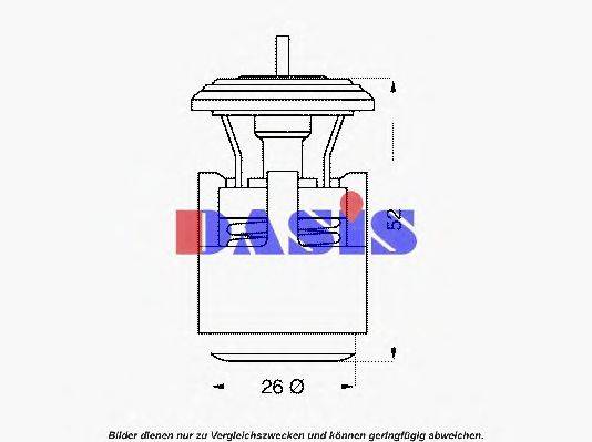 AKS DASIS 751818N Термостат, що охолоджує рідину