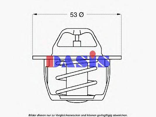 AKS DASIS 751850N Термостат, що охолоджує рідину