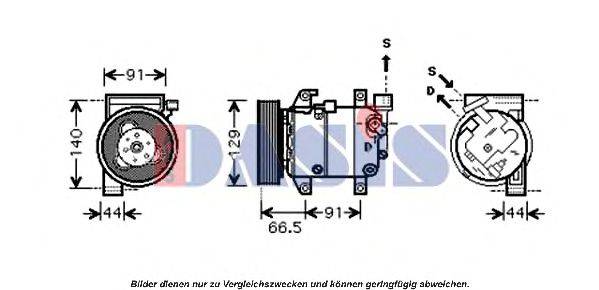 Компресор, кондиціонер AKS DASIS 851673N