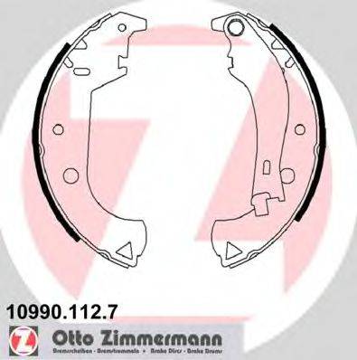 Комплект гальмівних колодок ZIMMERMANN 10990.112.7