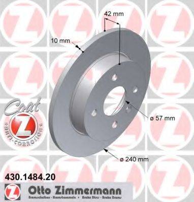 ZIMMERMANN 430148420 гальмівний диск